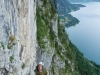 Brendan on the Attersee Klettersteig 2 (Salzkammergut Adventures)