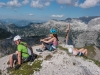 Lazing at the summit (Hofpürglhütte)