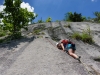 Sam climbing (Salzkammergut Adventures)