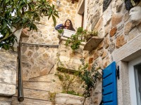 Ari at our nice Air BnB (Seakayaking Croatia Oct 2022)
