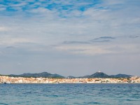 Vodice fromt the water (Seakayaking Croatia Oct 2022)