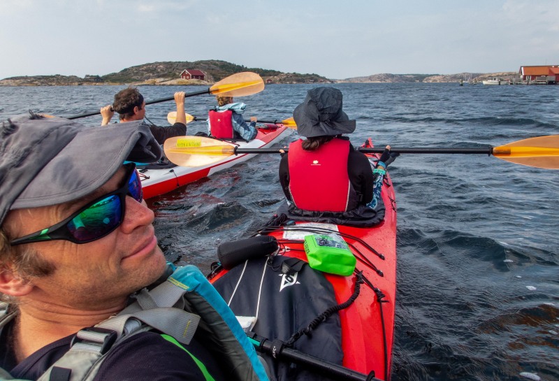 Catching the wind back home (Seakayaking Sweden, August 2024)