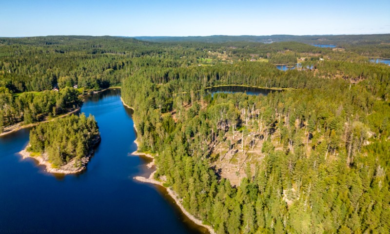 Lake in a lake (Seakayaking Sweden, August 2024)