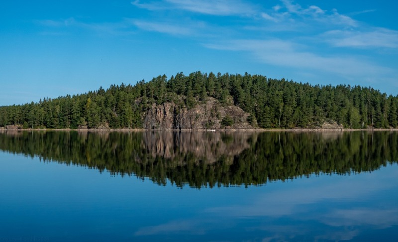 Mirror lake (Seakayaking Sweden, August 2024)