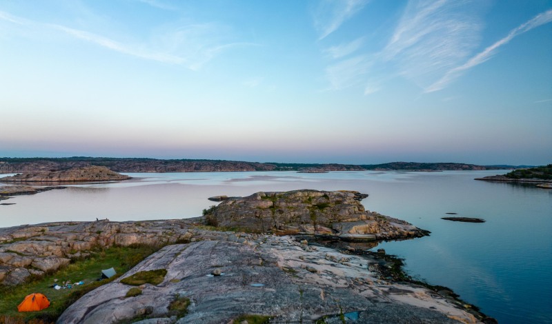 The sun set (Seakayaking Sweden, August 2024)