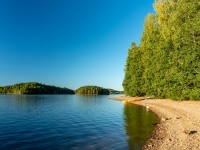 Camp found for the night (Seakayaking Sweden, August 2024)