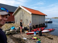 Getting packed for the first adventure (Seakayaking Sweden, August 2024)