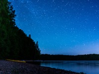 Kayak and stars (Seakayaking Sweden, August 2024)