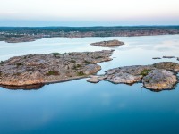 Our island from above (Seakayaking Sweden, August 2024)