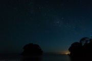 Night sky in Mosquito Bay 4 (Seakayaking Abel Tasman Dec 2014)