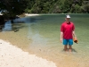 Paddling at Apple Tree Bay (Seakayaking Abel Tasman Dec 2014)