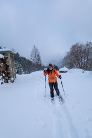 Ari in the snow (Ski Touring Andorra April 2022)