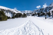 Blue and white (Ski Touring Andorra April 2022)