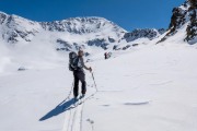 Heading to the next saddle (Ski Touring Andorra April 2022)