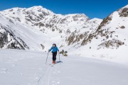 Johannes on skis (Ski Touring Andorra April 2022)