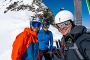Us at the saddle (Ski Touring Andorra April 2022)