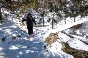 Walking with skis (Ski Touring Andorra April 2022)