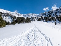 Blue and white (Ski Touring Andorra April 2022)
