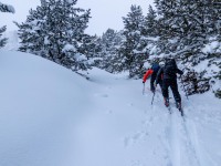 Getting steep (Ski Touring Andorra April 2022)