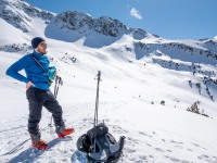 Johannes striking a casual pose (Ski Touring Andorra April 2022)