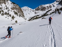 The lads head off (Ski Touring Andorra April 2022)