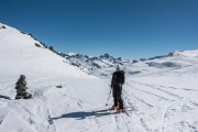 Cris posing (Ski touring Avers March 2019)