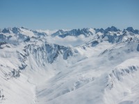 Amazing views from the summit (Ski touring Avers March 2019)