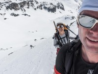Getting steeper (Ski touring Avers March 2019)