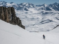 Last slog (Ski touring Avers March 2019)
