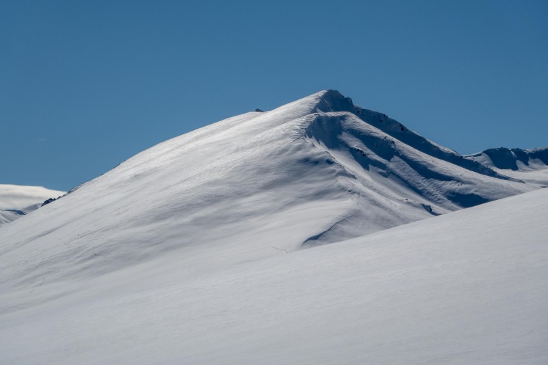 Snowy mountains (Ski Touring Camp Stream Hut Aug 2021)