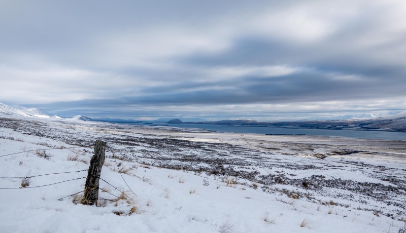 View of Lake Tekapo (Ski Touring Camp Stream Hut Aug 2021)