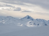 Beginning to cloud over (Ski Touring Camp Stream Hut Aug 2021)