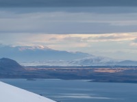Looking back over Lake Tekapo (Ski Touring Camp Stream Hut Aug 2021)