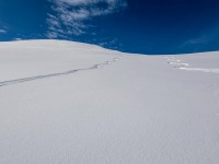 Our tracks (Ski Touring Camp Stream Hut Aug 2021)