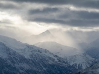 View across to the Godley (Ski Touring Camp Stream Hut Aug 2021)