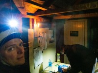 At Snowy Gorge Hut (Ski Touring Snowy Gorge Hut Aug 2021)