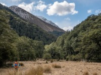 Craig walking (Ski Touring Snowy Gorge Hut Aug 2021)