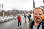 Finishing the tour (Ski Touring Tromso, April 2022)