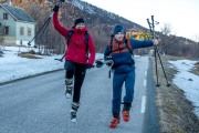 Motivated ski tourers (Ski Touring Tromso, April 2022)
