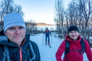 Setting off (Ski Touring Tromso, April 2022)
