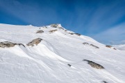 Snow and blue sky (Ski Touring Tromso, April 2022)