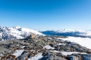 The summit of Hatten (Ski Touring Tromso, April 2022)