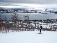 A grey tour (Ski Touring Tromso, April 2022)