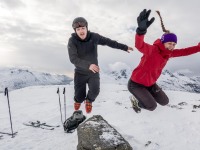 Jumping (Ski Touring Tromso, April 2022)