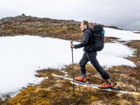 Off on another grass tour (Ski Touring Tromso, April 2022)