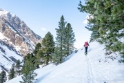 Sidling around the hills (Ski touring Weidener Huette March 2022)
