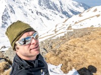 Cris and spring time (Ski touring Weidener Huette March 2022)