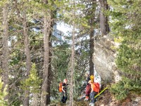 Run out of snow (Ski touring Weidener Huette March 2022)