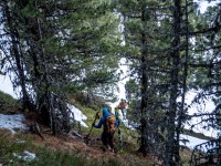 Running out of snow (Ski touring Weidener Huette March 2022)