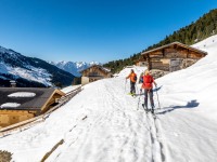 Setting off in the afternoon (Ski touring Weidener Huette March 2022)